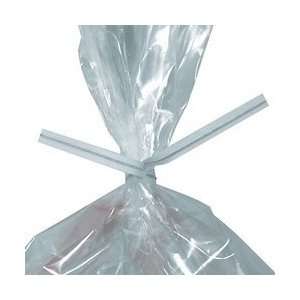    BOXPBT6W   3/16 x 6 White Paper Poly Bag Ties