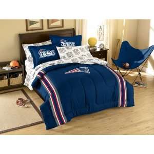  New England Patriots NFL Bed in a Bag (Full) Everything 