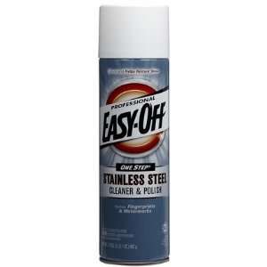 Easy Off Professional Stainless Steel Cleaner & Polish 17 oz (Quantity 
