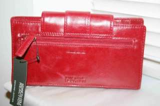 Authentic Branded New Kenneth Cole Reaction Genuine Leather Clutch 