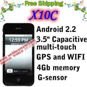   capacitive multi touch screen x10c mobile