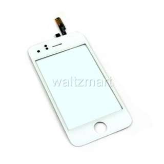 New OEM Apple iPhone 3G White Touch Screen Digitizer LCD Glass Lens 