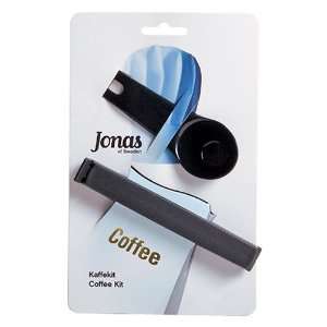  Jonas Coffee Spoon & Twixit Set, Black