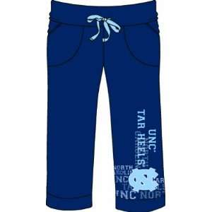   Tar Heels Ladies Flocked Drawstring Pants (Small)