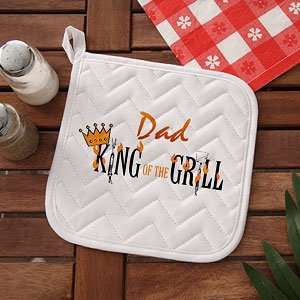   Personalized BBQ Grill Potholder   King Of The Grill