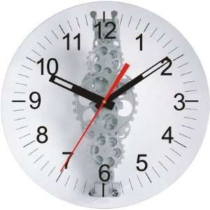  24 x 24 Large Moving Gear Wall Clock with Glass Cover 