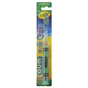  G U M Toothbrush, Flashing Timer, Crayola, Soft 202 