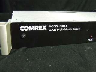 Comrex DXR.1 G.722 Digital Audio Codec Rack Mount  