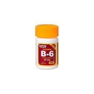   Vitamin B 6 25 mg, 100 Tablets, Watson Rugby