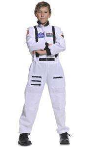 White Astronaut Boys Halloween Costume  