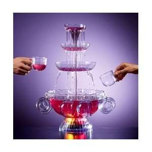 Nostalgia LPF 210 Lighted Party Fountain with 8 Cups  