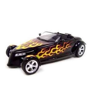 PLYMOUTH PROWLER BLACK W/FLAMES 118 DIECAST MODEL Toys & Games