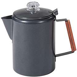 Stansport 12 cup Black Granite Percolator Coffee Pot  