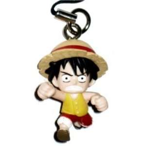  One Piece Film Strong World Luffy Charm Keychain Toys 
