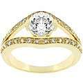   gold overlay cubic zirconia staircase ring sale $ 13 49 was $ 14 99
