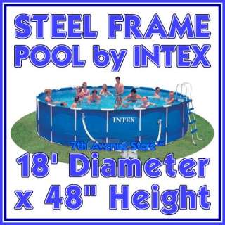 18x48Intex Metal Frame Above Ground Swimming Pool Kit  