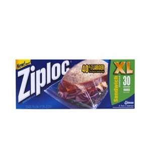Ziploc Sandwich Bag Xl Size 12X30 CT 