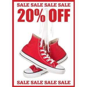  Red Sneaker Sale Sign