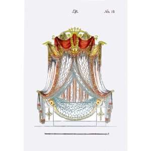  French Empire Bed No. 15 24X36 Giclee Paper