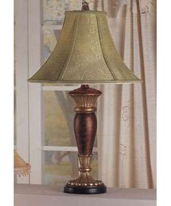 Antique Style Silk Shade Table Lamps (Set of 2)  