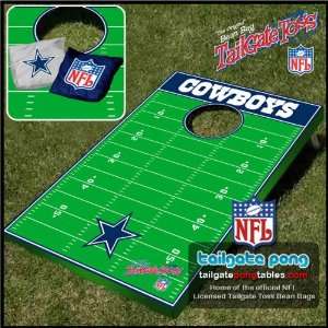  Dallas Cowboys NFL Tailgate Beanbag Toss Cornhole Game   FREE 