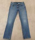 NWT Levis 552 Mid Rise Straight Jeans 12 14 Distressed Denim Blue NEW 