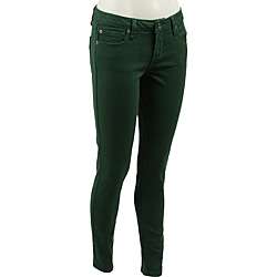 Soundgirl Womens Lena Skinny Green Jeans  