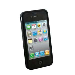   Gel Case Cover for Apple iPhone 4 (Black) Cell Phones & Accessories