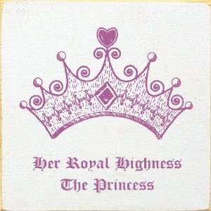 Her Royal Highness The Princess (with crown graphic 