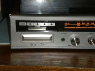 Panasonic SE 3160D Stereo Eight 8 Track AM/FM Receiver w/ Turntable 