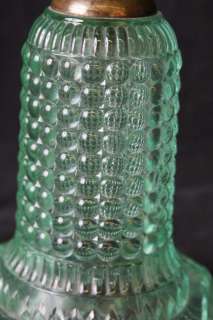 L30 VICTORIAN OIL LAMP DIAMOND QUILTED HOBNAIL RISING SUN TEARDROP 