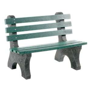  Central Park Recycled Plastic Outdoor Bench 4 L Patio 