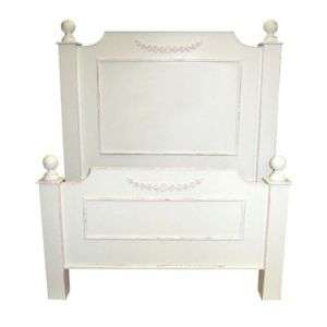 Coastal COTTAGE Style Classic BED 40 Painted Colors Solid Wood TWIN 