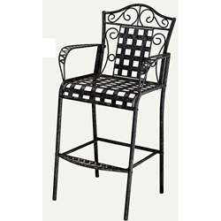 Iron Pool Bistro Bar Height Chairs (Set of 2)  