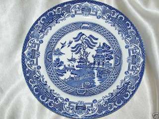 ENGLISH IRONSTONE TABLEWARE EIT BLUE WILLOW Bread Plate  