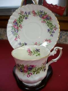 Rosina Wild Flowers Bone China Tea Cup & Saucer Set  