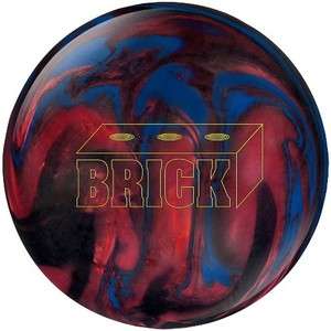   Hammer Brick Hybrid Red/Black/Blue Hook Bowling Ball 15 # X Out  