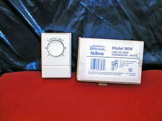 NuTone Broan Wall Thermostat Model 86W NEW 026715038039  