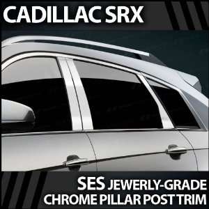  2010 2012 Cadillac SRX 6pc. SES Chrome Pillar Trim Covers 