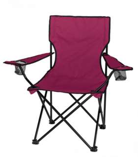 Deluxe Folding CRIMSON Tailgate Chair & HD Carry Bag  