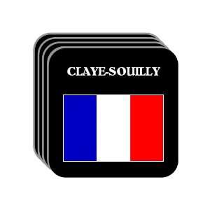 France   CLAYE SOUILLY Set of 4 Mini Mousepad Coasters 