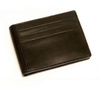 Perotti Italian Leather Prima Front Pocket Wallet with 14 Credit Card 
