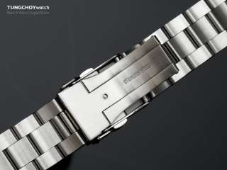 20mm SOLID 316L Stainless Steel Super Oyster Watch Band  