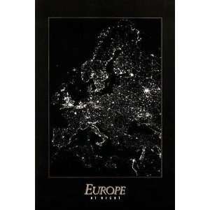  Europe At Night    Print