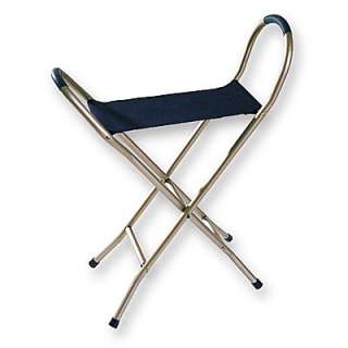 NEW Portable Travel Folding Seat Chair Sling Quad Cane  