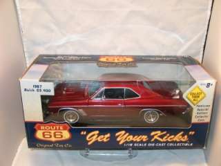 ORIGINAL TOY CO. ROUTE 66 1967 BUICK GS 400 118 SCALE OKLAHOMA PLTE 