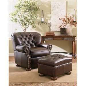   Harness Accent Chair and Ottoman by Ashley Furniture