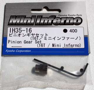 Kyosho 16T Pinion Gear Set Mini Inferno ~KYOIH35 16  