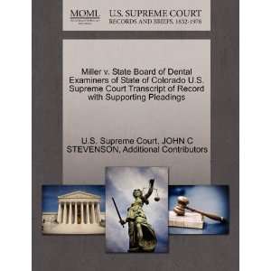  Miller v. State Board of Dental Examiners of State of Colorado 