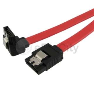 Pcs 18 Inch Straight To Right SATA to SATA Data Cable Red For PC 